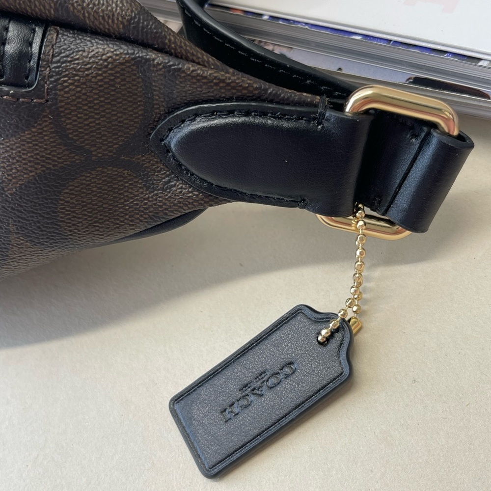 (new+tag) Coach belt bag women monogram signature leather - Picture 5 of 11